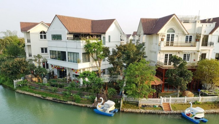 BIỆT THỰ  ĐƠN LẬP  VINHOMES RIVERSIDE VIEW SÔNG, PHONG CÁCH CHÂU ÂU: 410M2, 4T, MT10M, 125 TỶ